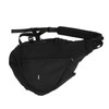 Large Black Sling Bag Waterproof Sling Backpack Oxford Fabric Outdoor