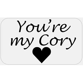 You're My Cory - 50 Stickers Pack 2.25 x 1.25 inches - Topanga Couple Goals