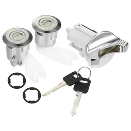 Hihaha Ignition Switch Lock Cylinder for Ford Aerostar 1994 / Inner Pair Door Locks Cylinders with 2 Keys/Durable / 1 Set