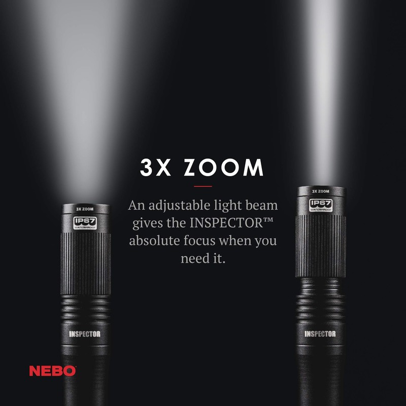6713 NEBO INSPECTOR 180 lumen waterproof pocket stylus pen light
