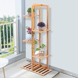 Qcwwy Flower Stand Shelf, Multi Layer Portable Rack Sturdy for Plants, Pictures, Trophies Ideal for Balcony, Living Room, Garden, Patio, Qcwwydnhf9w2meg