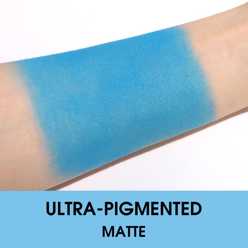 UCANBE Blue Single Eyeshadow Palette, Highly Pigmented Matte Eye Shadow