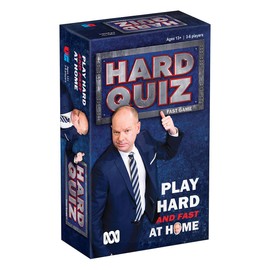 University Games Hard Quiz Board Game - Hard & Fast Edition | Compact & Quick Play Trivia Game for Ages 13+ | Expert, Tom's & People's Rounds | Perfect for Travel, Parties & Family Fun