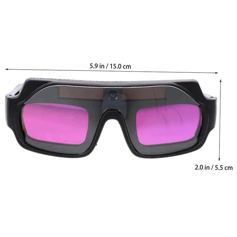 SHINEOFI 1pc Solar Automatic Dimming Welding Goggles Lightweight Protective Eye