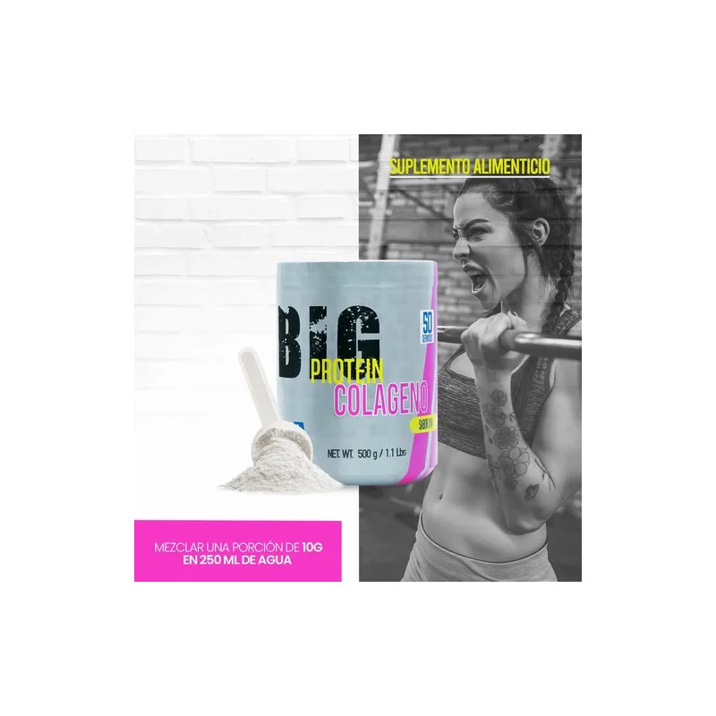 Colágeno Hidrolizado Big 500gr Varios Sabores 100 Servicios