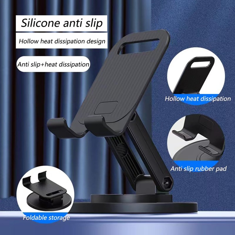 JXBCGAL Tablet Holder, Adjustable, Non-Slip, Foldable and Mobile, Suitable for