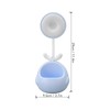 LED Table Lamp Flexible Hose Foldable Desk Light with Pen