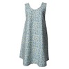 [Berry Berry] Apron Tunic-Style Apron Dress Small Rose Pattern Made