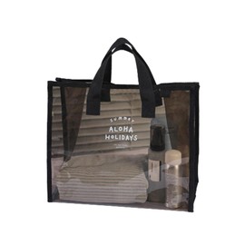 YIBOOOM Pool Bag, Adult Beach Bag, Waterproof, Swimming Bag, Transparent Large Capacity, Convenient to Carry, Vinyl, For Work, Travel, Change of Clothes, Lightweight, For Hot Springs, Pools, Unisex,