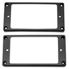 Musiclily Pro Plastic Curved Bottom Humbucker Mounting Pickup Rings Set