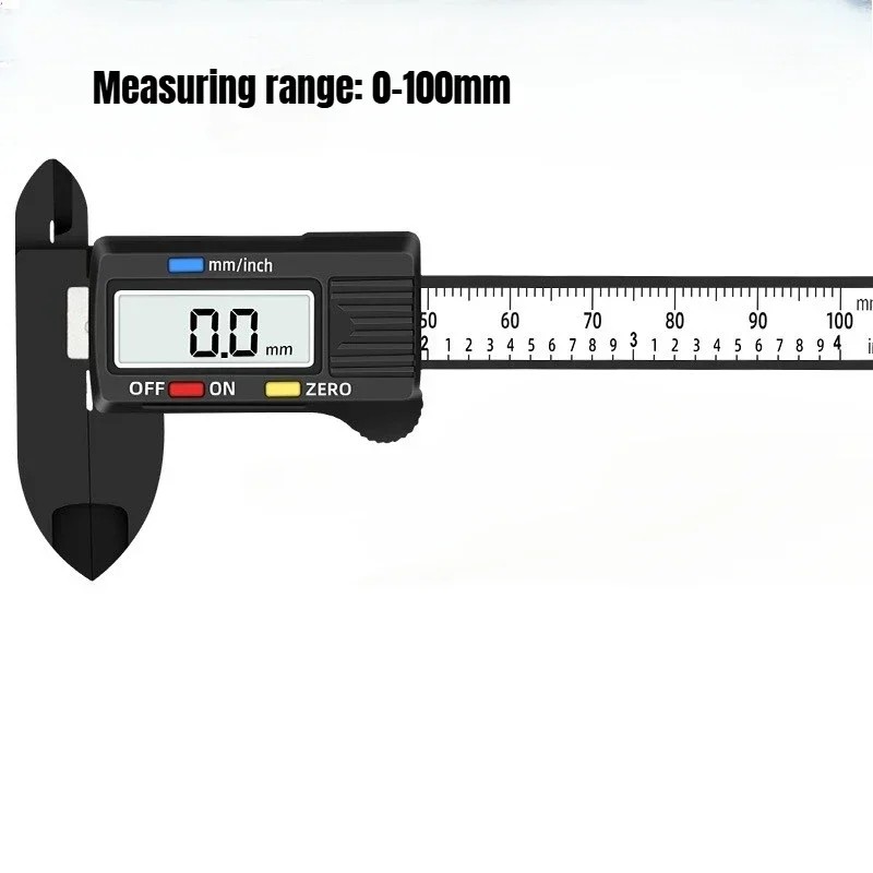 Digital Caliper Measuring Tool for DIY Projects – Carbon Fiber