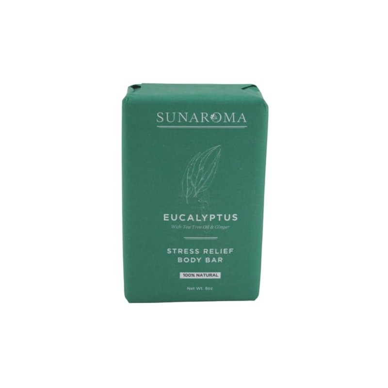 Sunaroma Soap Bar Eucalyptus With Tea Tree + Ginger 8