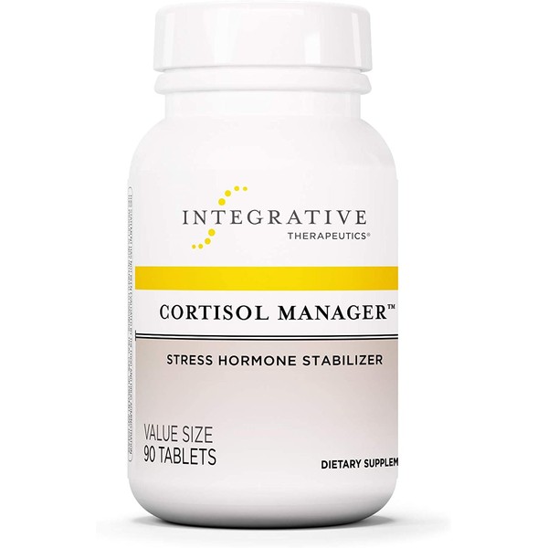 Cortisol Manager Integrative Therapeutics Sleep, Stress, and Cortisol Support Supplement, Vegan, 90 Tablets