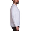 iQ-Company Men's Long-Sleeved Shirt, UV protection 300, Loose Fit, white