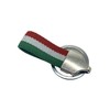 MIBANDERA Key Ring Italian Flag Elastic Linen with Clasp and