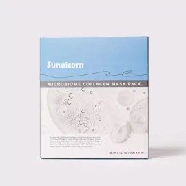 Sunnycon 써니콘 마이크로바이옴 콜라겐 마스크팩 1set (4매입) Sunnycon Microbiome Collagen Mask Pack 1 set (4 sheets)