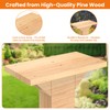 avvkfcmn Little Library Mount – Weather-Resistant Wooden Bracket for Outdoor