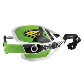 Cycra 1CYC-7408-72X Ultra ProBend CRM Handguards - 1-1/8in. Clamp - White/Green/Green