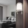Flynix Indoor Wall Sconce, Half Cylinder Wall Light Fixture, 3000K