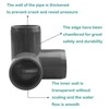 20mm PVC Pipe 10PCS 3 Way Pipe Fittings PVC Plastic