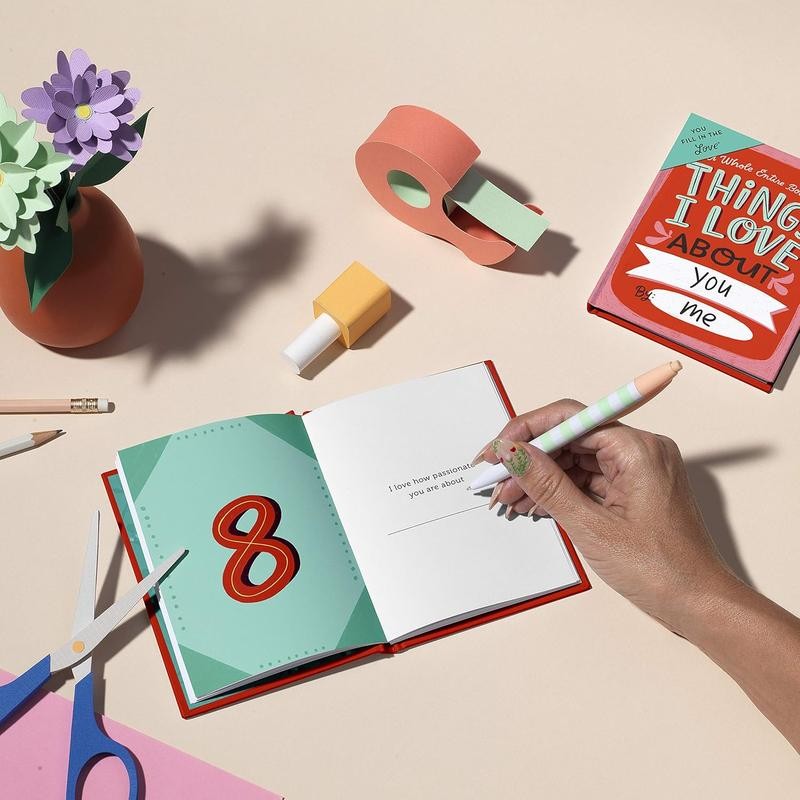 About You Book Fill in the Love Fill-in-the-Blank Book Gift