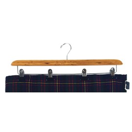 Set of 4-Super Duper Sturdy Bamboo Kilt Hangers