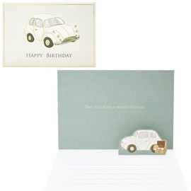 Sanrio BD193-3 SANRIO 982342 Birthday Card, Car Greeting Card, Overseas Shipping Available