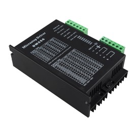 Jopto CNC Digital Microstep Driver DM556 Stepper Motor Driver Controller 2-Phase 20-50V DC Max 5.6A 42 57 Motor Driver 42/57 Stepper Motor Controller 24V-50V DC Peak 5.6A