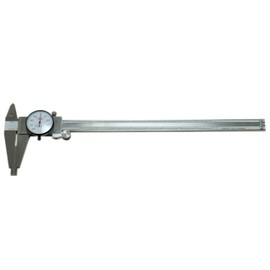 SHARS 12" Long Range Stainless Steel Dial Caliper New [±0.0015 Accuracy, 0.001 Graduation] 303-1311 R)