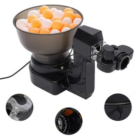 LIAPDG 36W Table Tennis Robot, 110V Tennis Ball Machine 2 Wheels Drive Serving Machine with 7 Angle Setting Load Ball More Than 100Pcs Ball Out Frequency 40-70/ Minutes