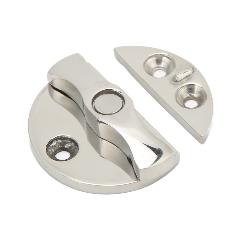 Boat Door Catch Latch Round 45mm 180° Rotation 316 Stainless
