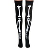 Skeleteen Skeleton Thigh High Socks - Goth Costume Bone Over
