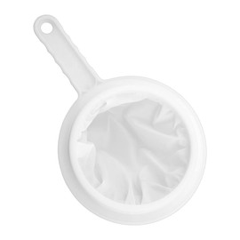 Jagowa Ultra-fine Mesh Strainer Kitchen Sieve 200/400 Mesh Filter Net Non-Slip Handle Nylon Mesh Sieve for Filtering Soy Milk Coffee Juice Oils