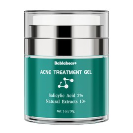Crema para el tratamiento del acné con ácido salicílico al 2% para rostro, espalda, glúteos y cuerpo, tratamiento localizado para granos, imperfecciones del rostro, puntos negros, control de grasa,