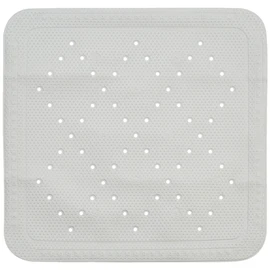 Kleine Wolke Calypso Duscheinlage, Polyvinylchlorid, Platin, 55 x 55 cm