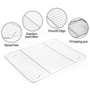 Stainless Steel Baking Sheet Tray Cooling Rack with Silicone Baking