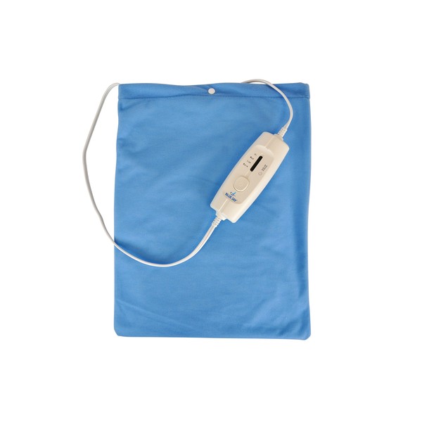 Blue Jay Heating Pad for Back Pain and Cramps Relief | Heat Pad with Moist & Dry Heat Therapy Options | Auto Shut Off - 4 Setting Control | Pain Relievers - 12x15