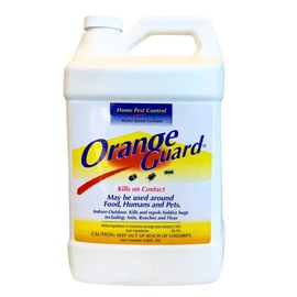 Orange Guard Home Pest Control with D-Limonene | All-Natural Food Grade Orange Peel Oil for Bugs, Ants, Roaches, Fleas, Palmettos and Silverfish - 1 Gallon