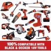 For BLACK AND DECKER 2 Pack 18V for Black and