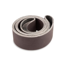 Red Label Abrasives 2 X 72 Inch 220 Grit Aluminum Oxide Multipurpose Sanding Belts, 6 Pack