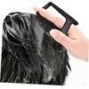 Cepillo Exfoliante Negra para Barba y Cuero Cabelludo de Silicona