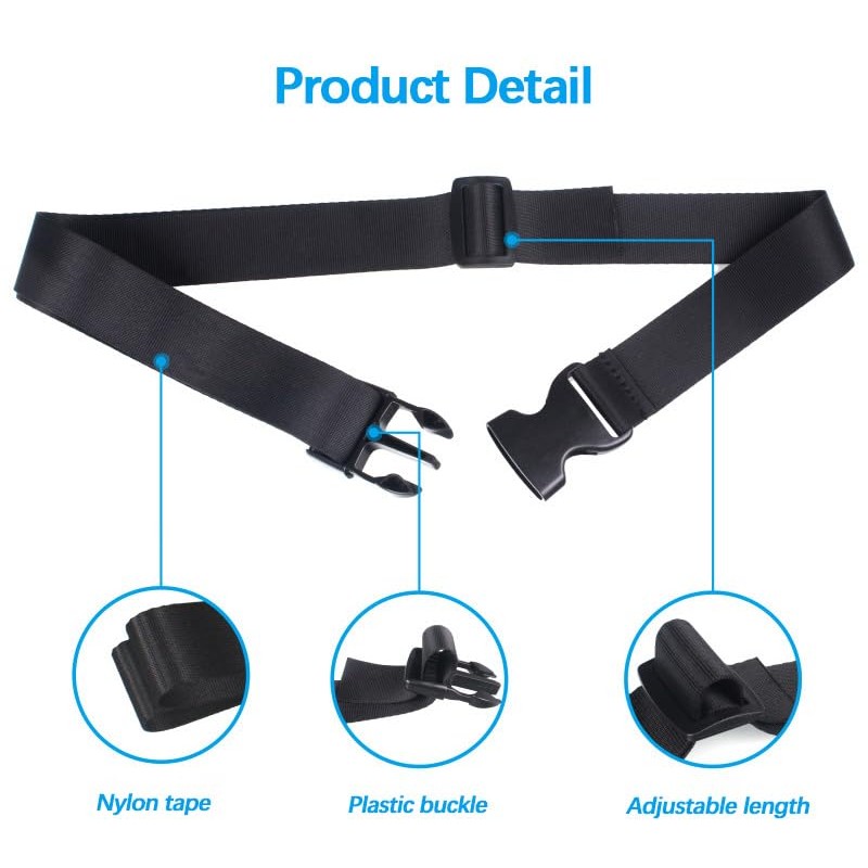 Add a Bag Luggage Strap,Heavy Duty Adjustable Suitcase Belt Travel