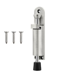 Set of 4 Door Stop Floor Sets, Door Stop Floor, Door Stopper with Fasteners, Windproof Door Holder for Screwing for Indoor and Outdoor Doors