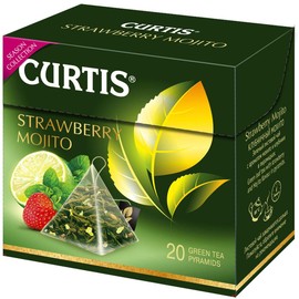 Green Tea Curtis strawberry mojito Russia drinks Beverages delicious fruit (pack of 2)