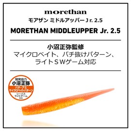 Daiwa Mozzan Middle Upper Jr 2.5in Silver Powder Color Silver Powder Caymura Irus