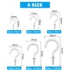 AFASOES Pack of 85 Screw Hooks Set Washing Line Hooks