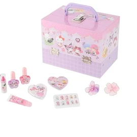 Race 241010 Sanrio Characters Vanity Makeup Box, Purple, 6 Years Old and Up, Cosmetics, Accessories