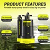 PHLEX PRO Sump Pump 1/2HP Submersible Water Pump, 2650GPH Utility