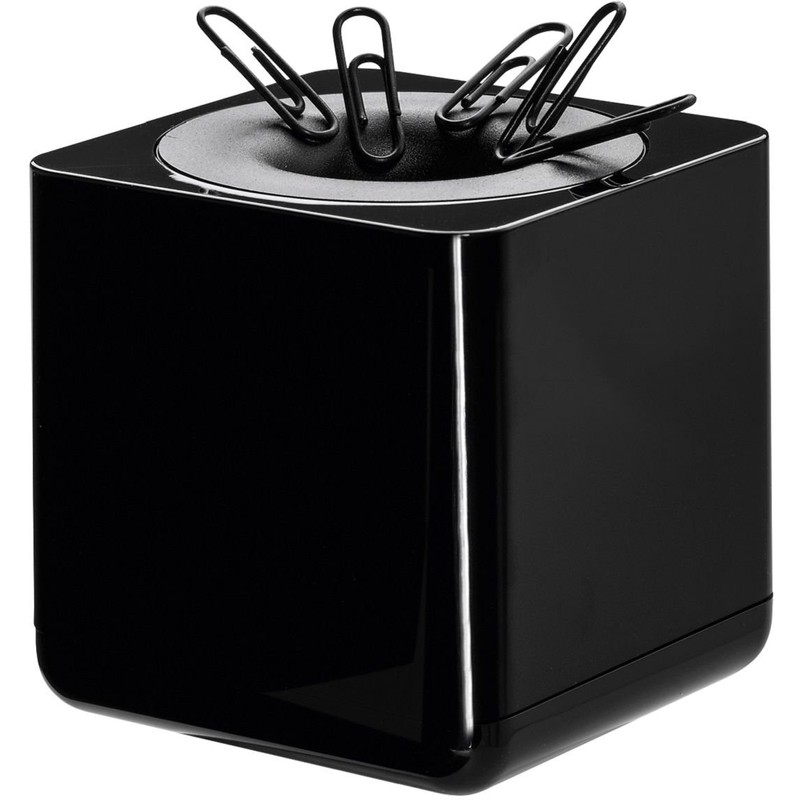 HAN 17652-13, i-Line paper clip dispenser. Elegant, attractive accessory, premium