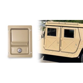 AM General Single Locking Door Handle, 1pc, Tan, fits Military Humvee M998